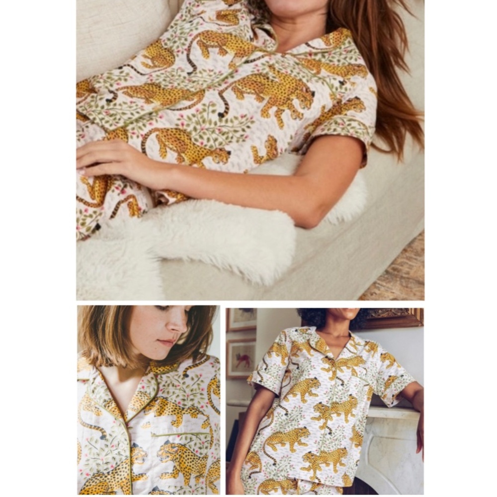 Printfresh Bagheera Short-Sleeve Button Front Cot… - image 8